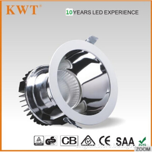 2017 New design high CRI dimmable anti-glare led downlight 50w